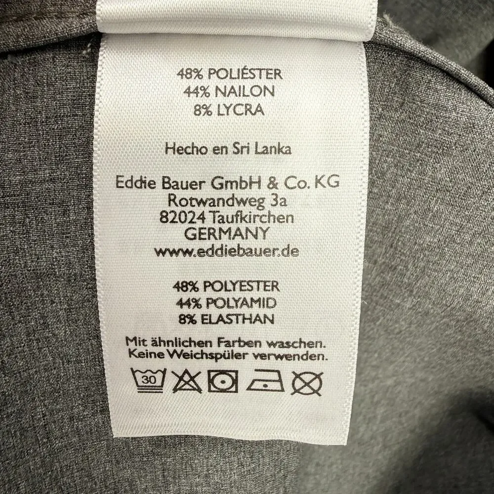 Eddie Bauer Travex Voyager Blazer Mens Suze 38 Gray Stretch Jacket